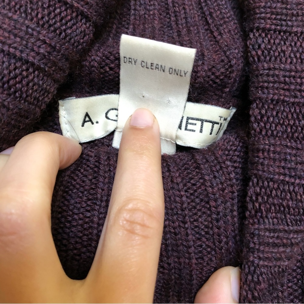 A. Giannetti Merino Wool Knit Turtleneck - Picture 9 of 11